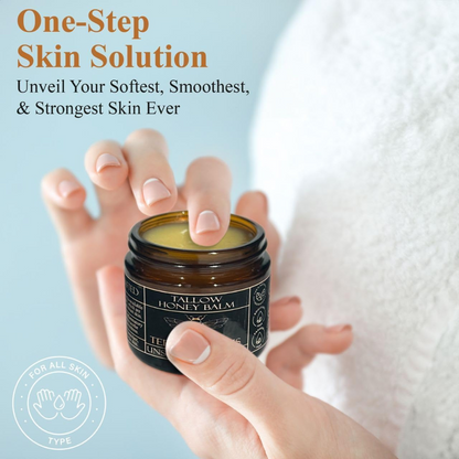 Organic Grass-Fed Beef Tallow Balm With Raw Honey Subscription
